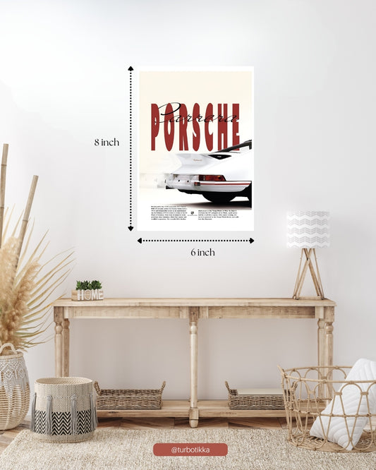 1988 Porsche 911 Carrera - Wall Poster