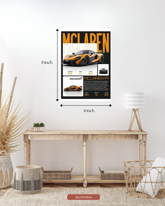 McLaren P1 - Wall Poster