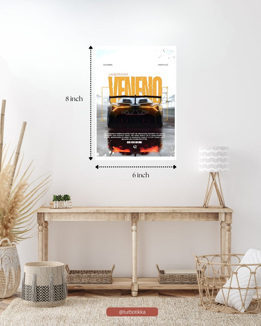 Lamborghini Veneno - Wall Poster