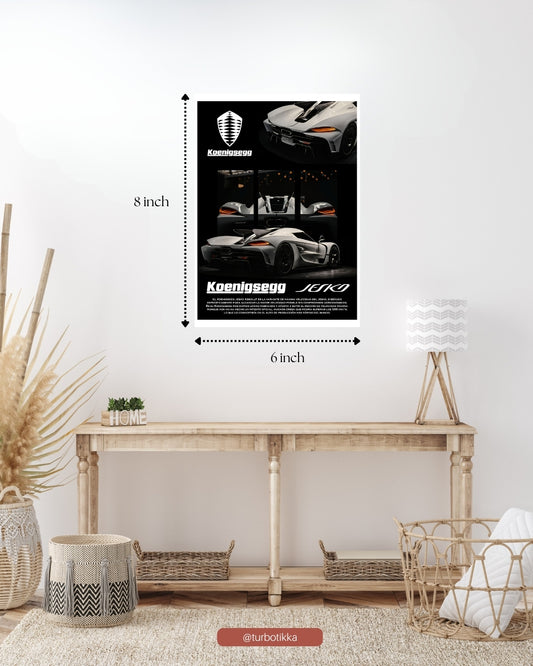 Koenigsegg Jesko - Wall Poster