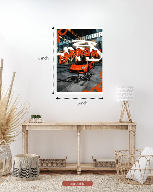 Lamborghini Aventador SVJ - Wall Poster