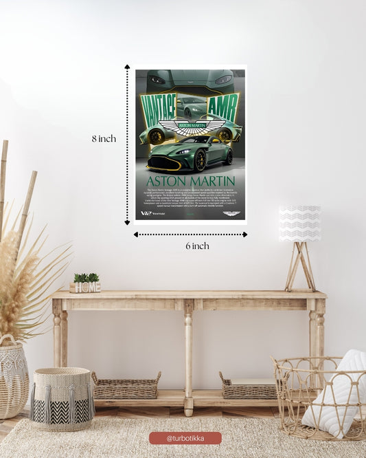 Aston Martin Vantage V12 - Wall Poster