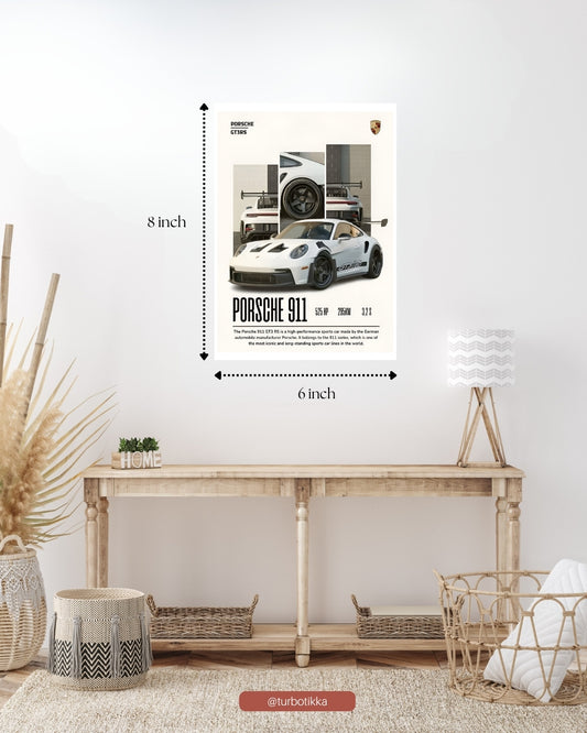 Porsche 911 GT3 RS - Wall Poster