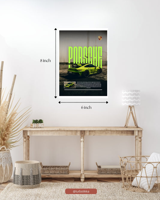Porsche 911 GT3 RS - Wall Poster