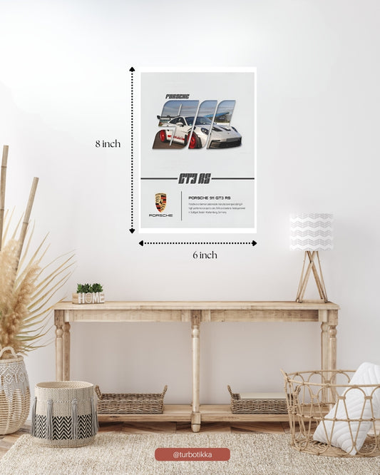 Porsche 911 GT3 RS - Wall Poster