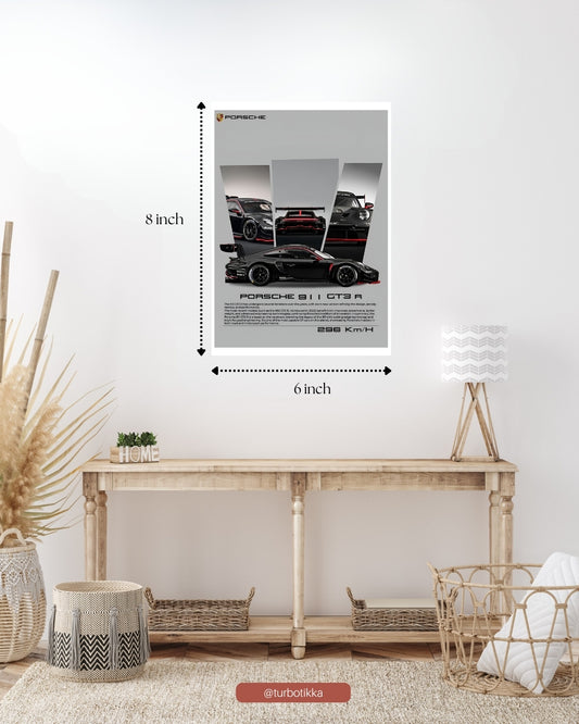 Porsche 911 GT3 R - Wall Poster