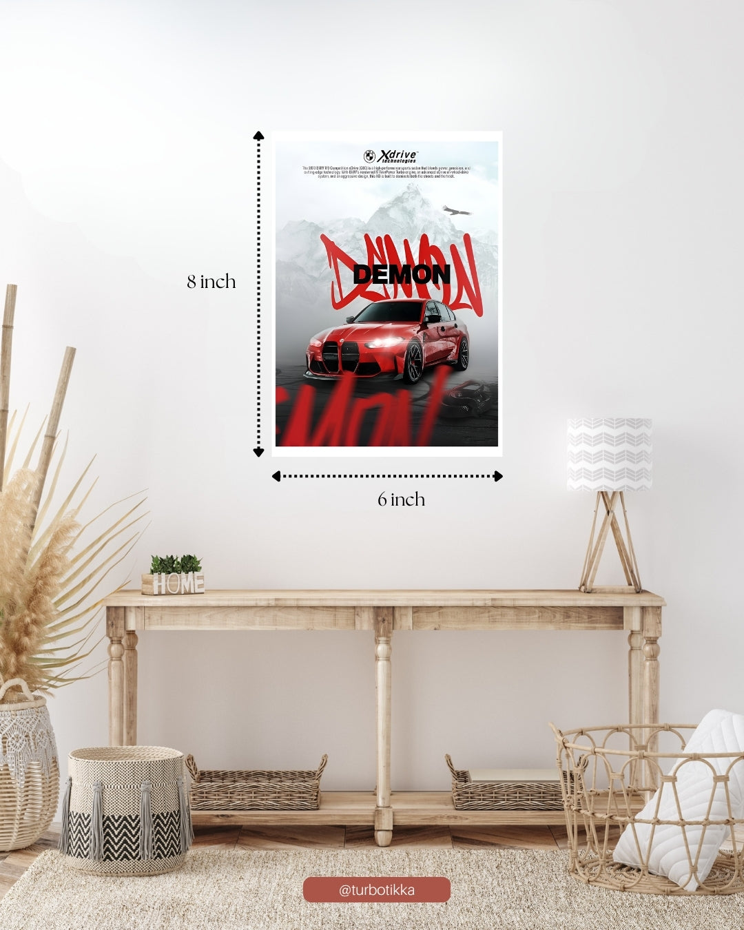 BMW M3 Competition G80 - Wall Poster