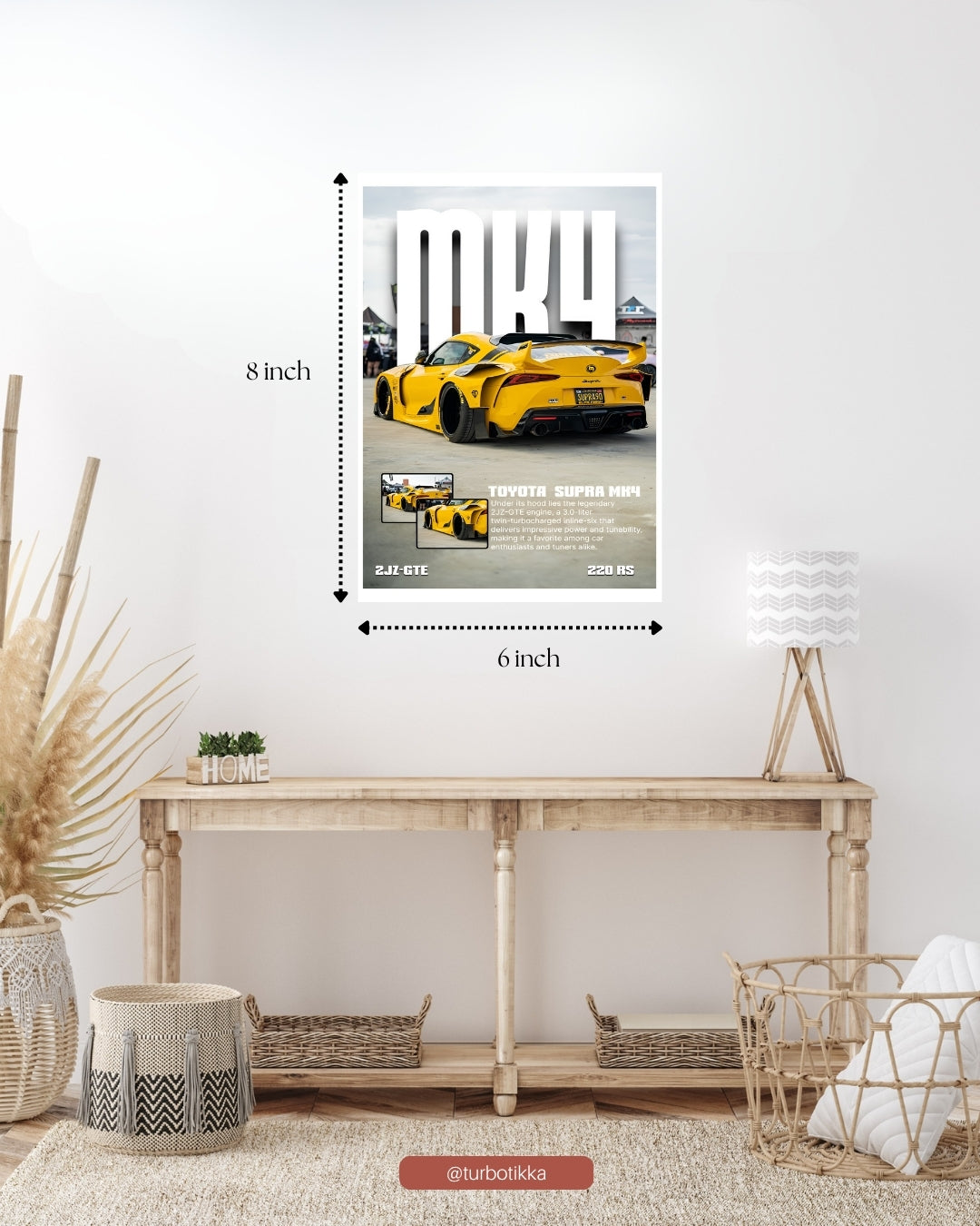 Toyota Supra MK4 - Wall Poster