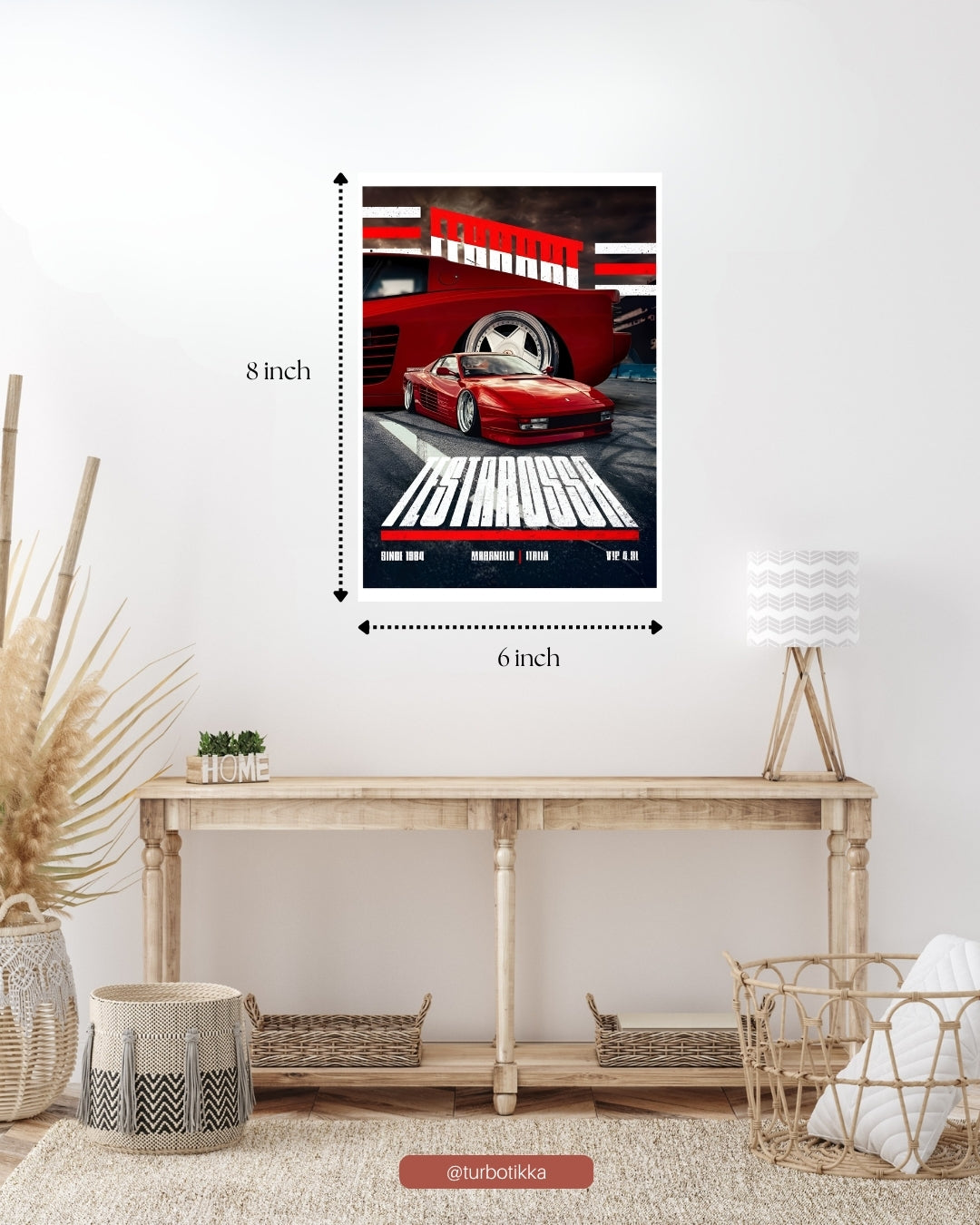 Ferrari Testarossa - Wall Poster
