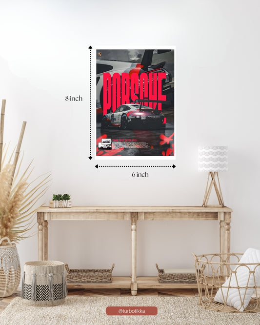 Porsche 911 GT3 RS - Wall Poster