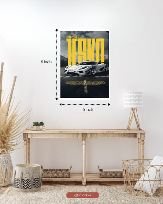 Koenigsegg Jesko - Wall Poster