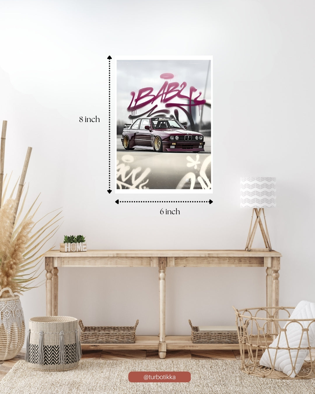 BMW E30 - Wall Poster