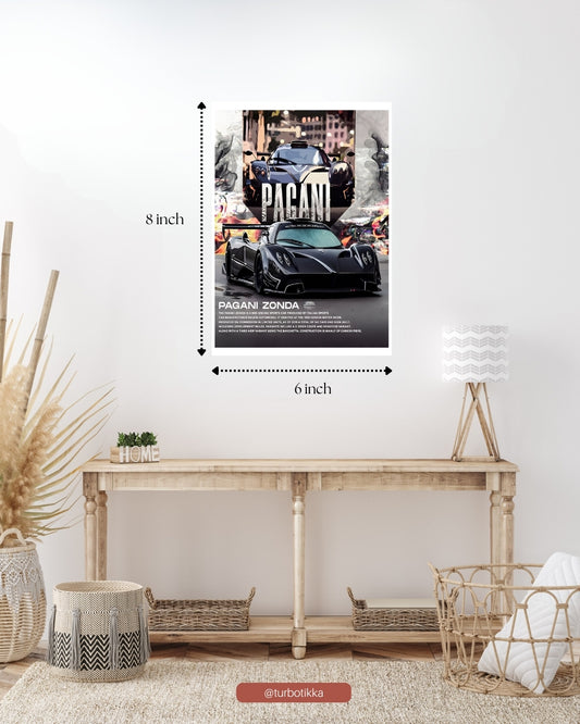 Pagani Zonda - Wall Poster