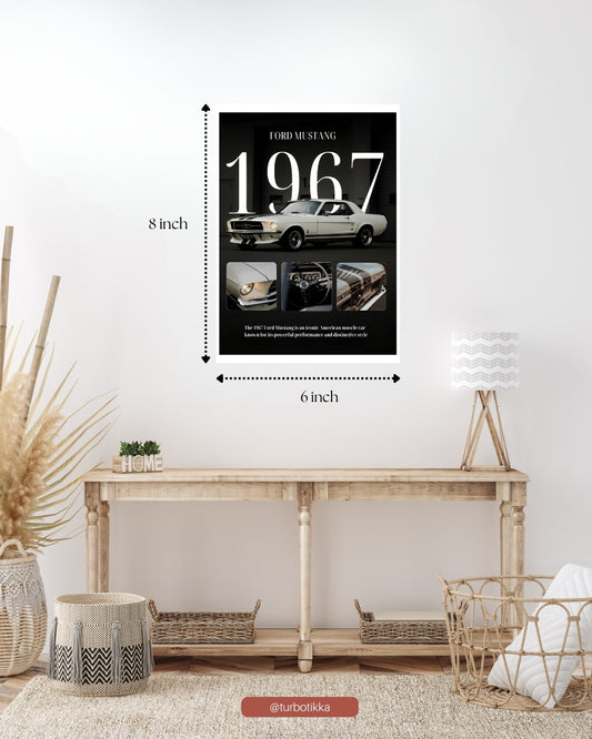 1967 Ford Mustang - Wall Poster