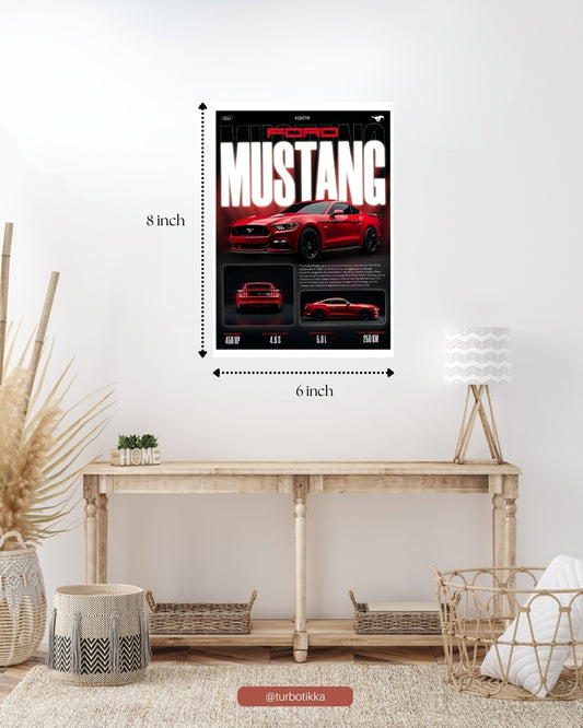 Ford Mustang GT - Wall Poster