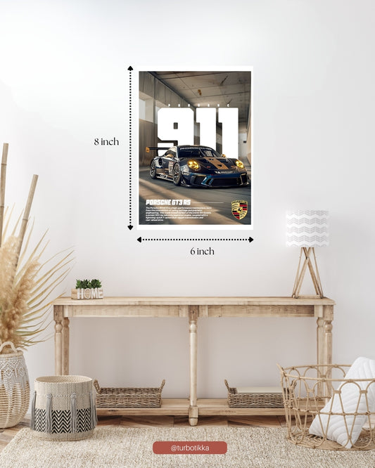 Porsche 911 GT3 RS - Wall Poster