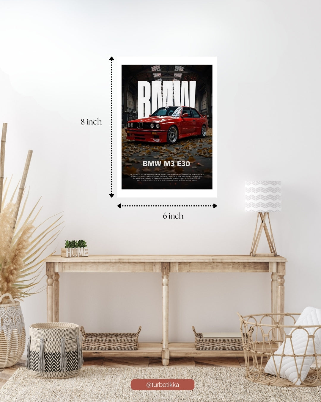 BMW M3 E30 - Wall Poster